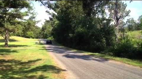 1969 Mach 1 Mustang drive by open headers