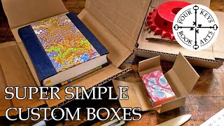 Super Simple Custom Boxes with Basic Tools  Easy Tutorial for Recycled Mailers or Gift Packaging