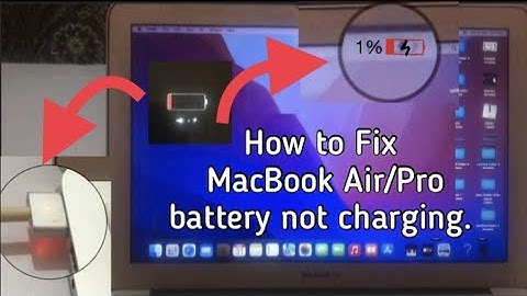 Probleem opgelost waarbij de batterij van MacBook Air/Pro niet oplaadde/de batterij niet werkte. ...
