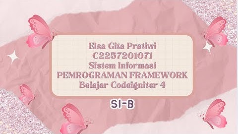 TUGAS 4 Membuat Database dan Belajar DML (Data Manipulation Language) Belajar Codeigniter 4