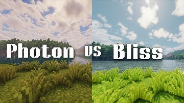 Photon vs Bliss — Which Minecraft Shader Looks Better?