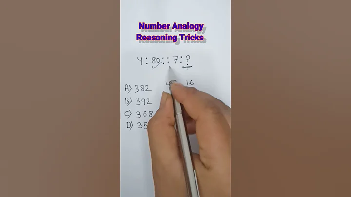 Number Analogy| Missing Number | Reasoning Tricks SSC CGL GD #shorts