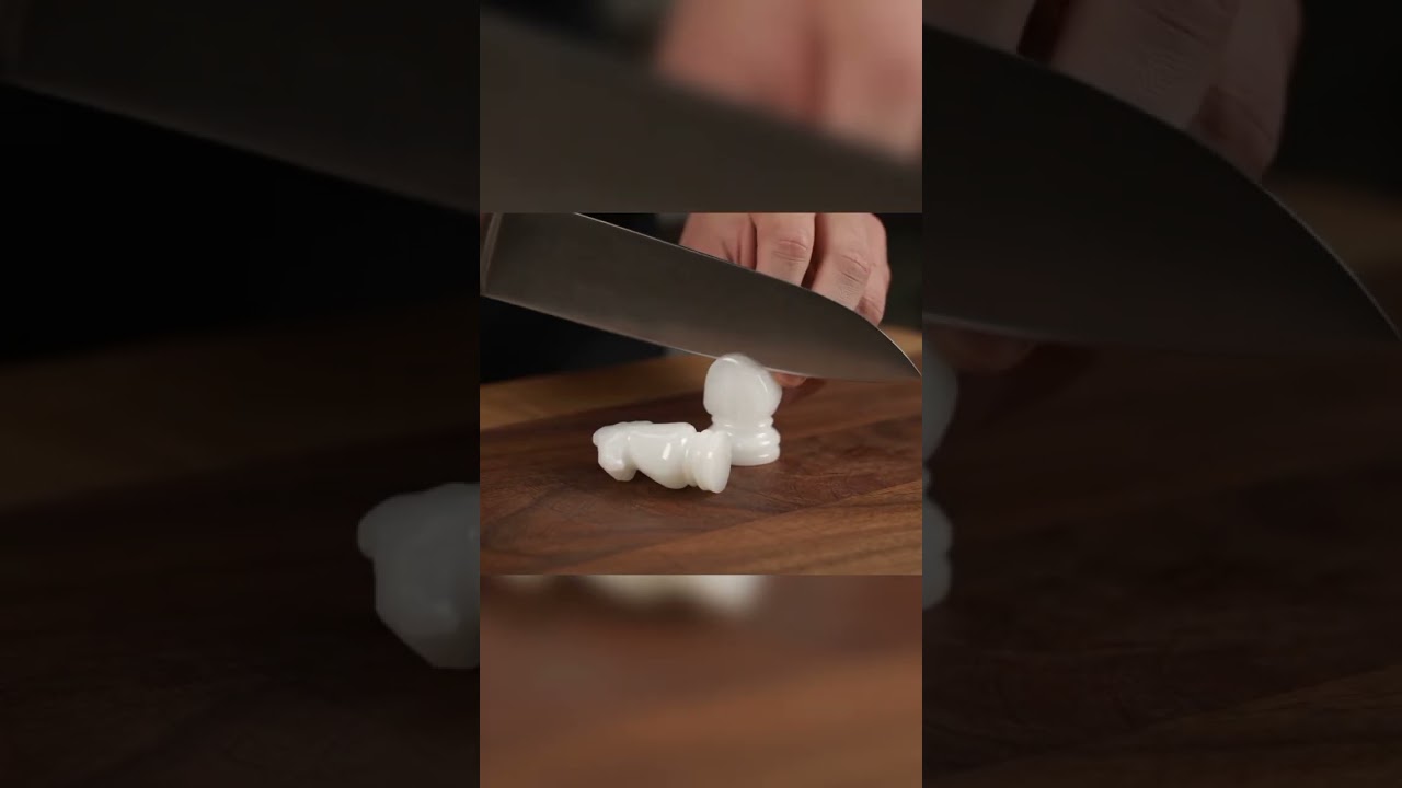 Carving Through a Chess Piece ♟️💎🔪