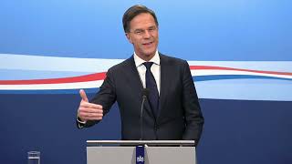 Integrale persconferentie van MP Rutte na de ministerraad van 3 februari 2023.