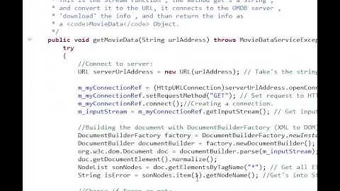 Final java project - Explanation about Imdb library.