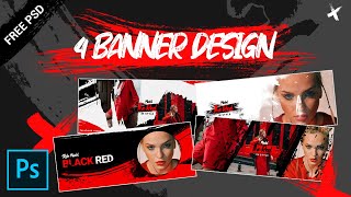 4 Simply Banner Design in Adobe Photoshop CC