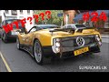 LONDON SUPERCARS #24 ZONDA F,CHIRON SPORT AND MORE