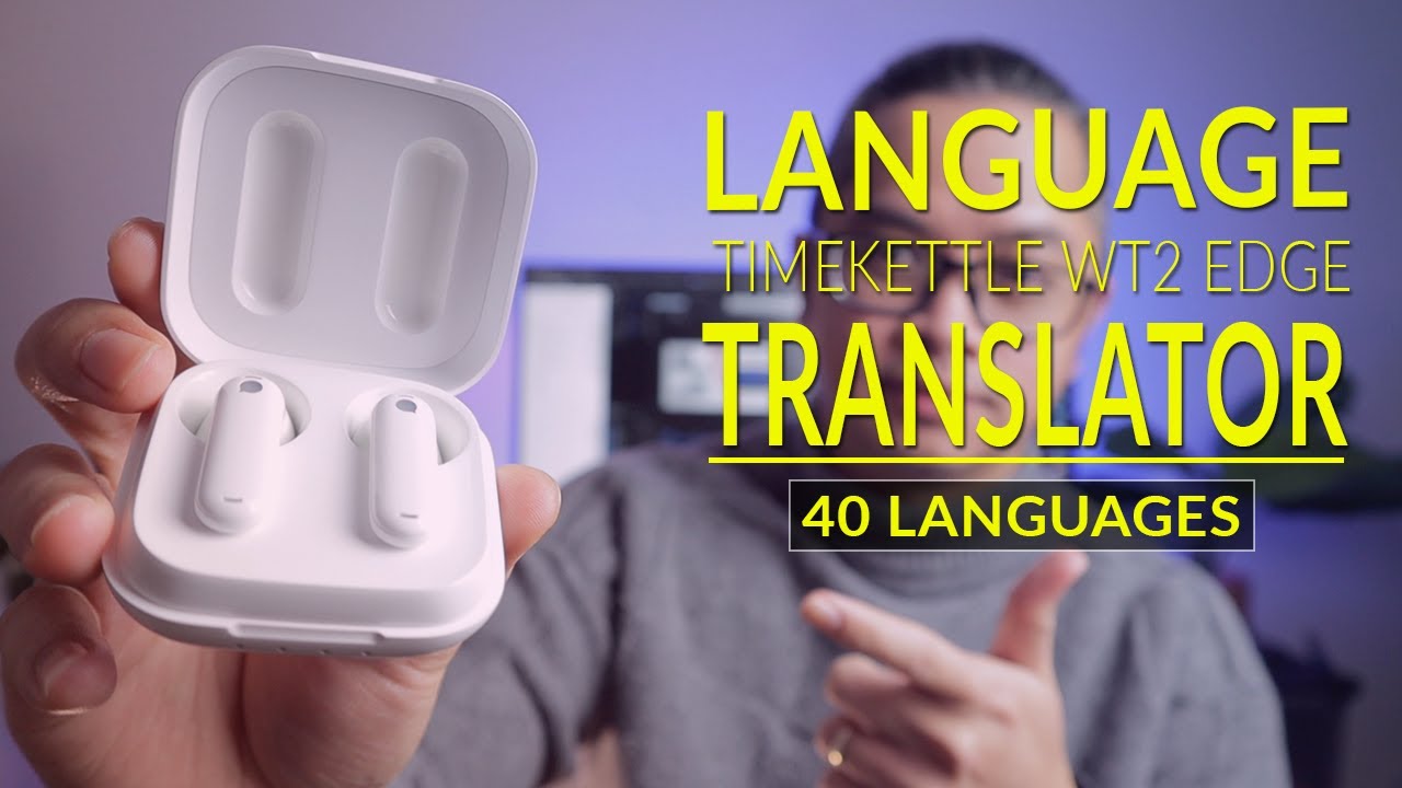 Timekettle WT2 Edge/W3 Translator Device, Bidirection Simultaneous Language  Translator with 40 Languages & 93 Accent Online Bundle with Timekettle