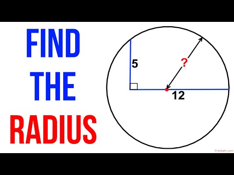 Video: How To Determine The Radius Of The Core