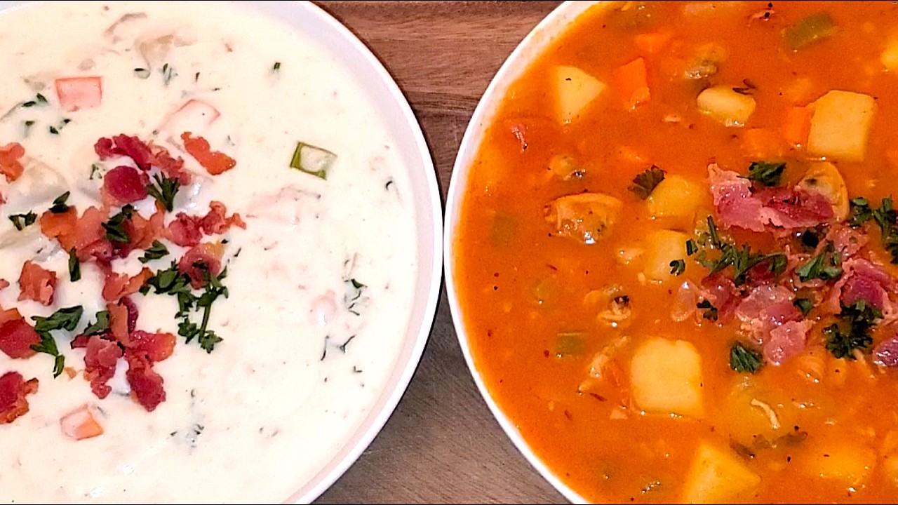 New England vs Manhattan Clam Chowder | Which One Wins? | Track Me Down