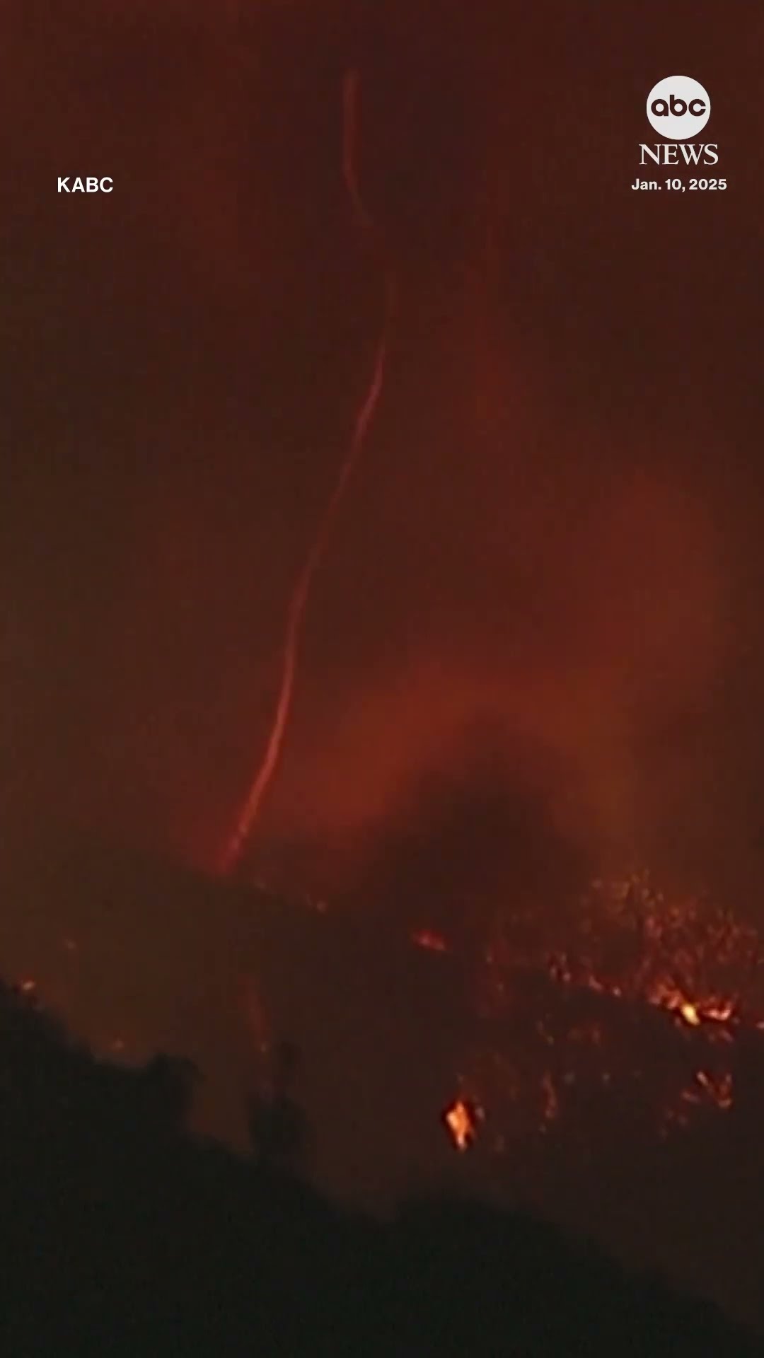 Fire tornadoes spotted in Pacific Palisades inferno