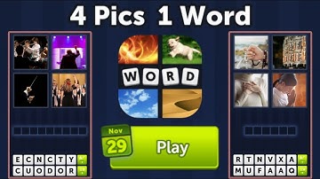 4 Pics 1 Word Daily Puzzle Answers November 29, 2025