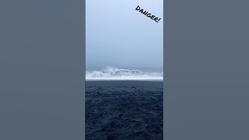 Thumbnail of Swimming is forbidden in Reynisfjara, Iceland’s Black Sand Beach! #reynisfjara #blacksandbeach