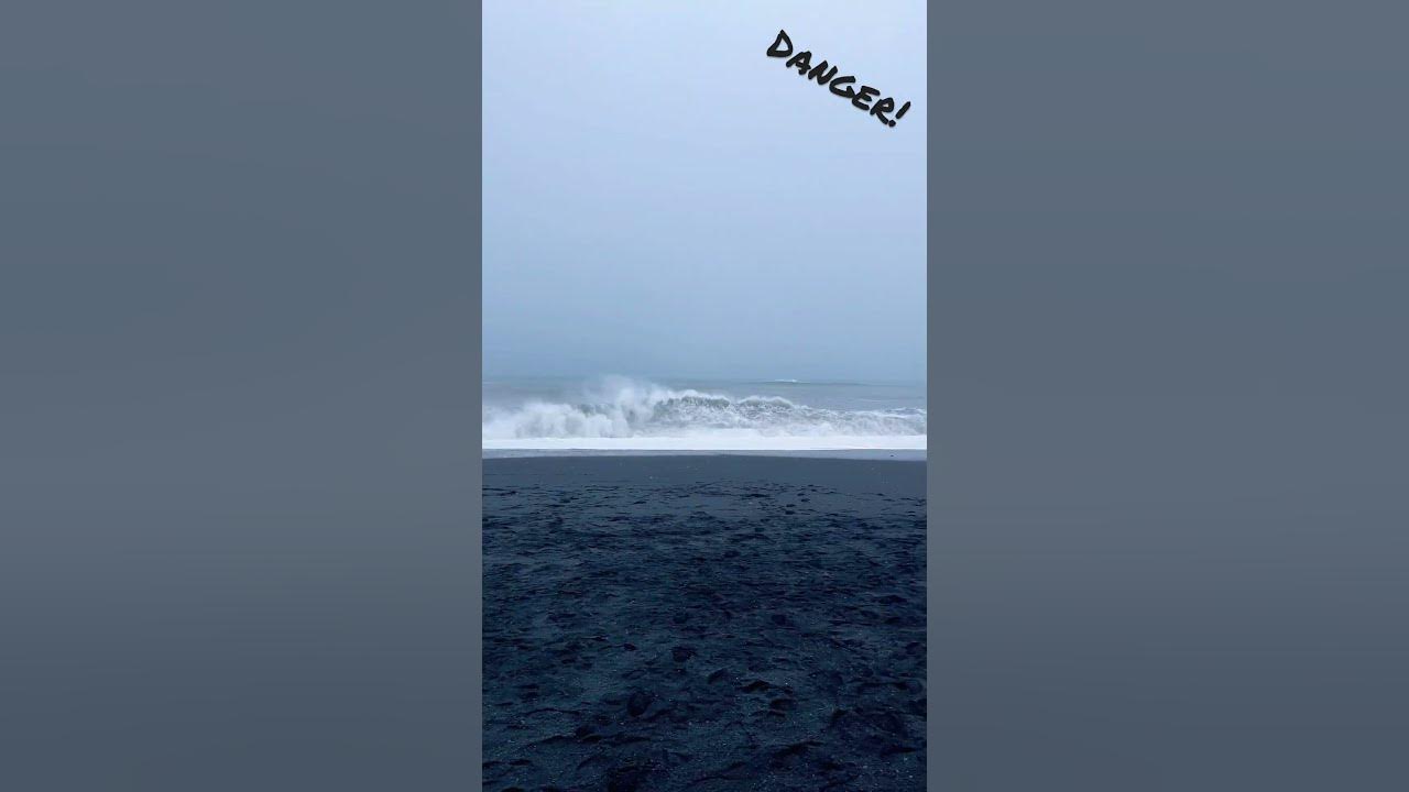 Swimming is forbidden in Reynisfjara, Iceland’s Black Sand Beach! #reynisfjara #blacksandbeach Swimming is forbidden in Reynisfjara, Iceland’s Black Sand Beach! #reynisfjara #blacksandbeach
