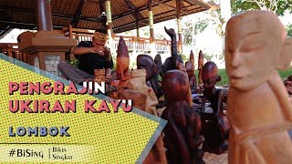 Pengrajin Ukiran Khas Lombok Pengrajin Ukiran Khas Lombok