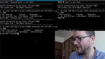 Testing a GIGABIT network with IPERF & also checking typical wifi AC speeds