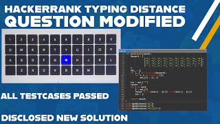 Typing Distance HackerRank Solution | Question Modified | All Test Cases Passed #hackerranksolution