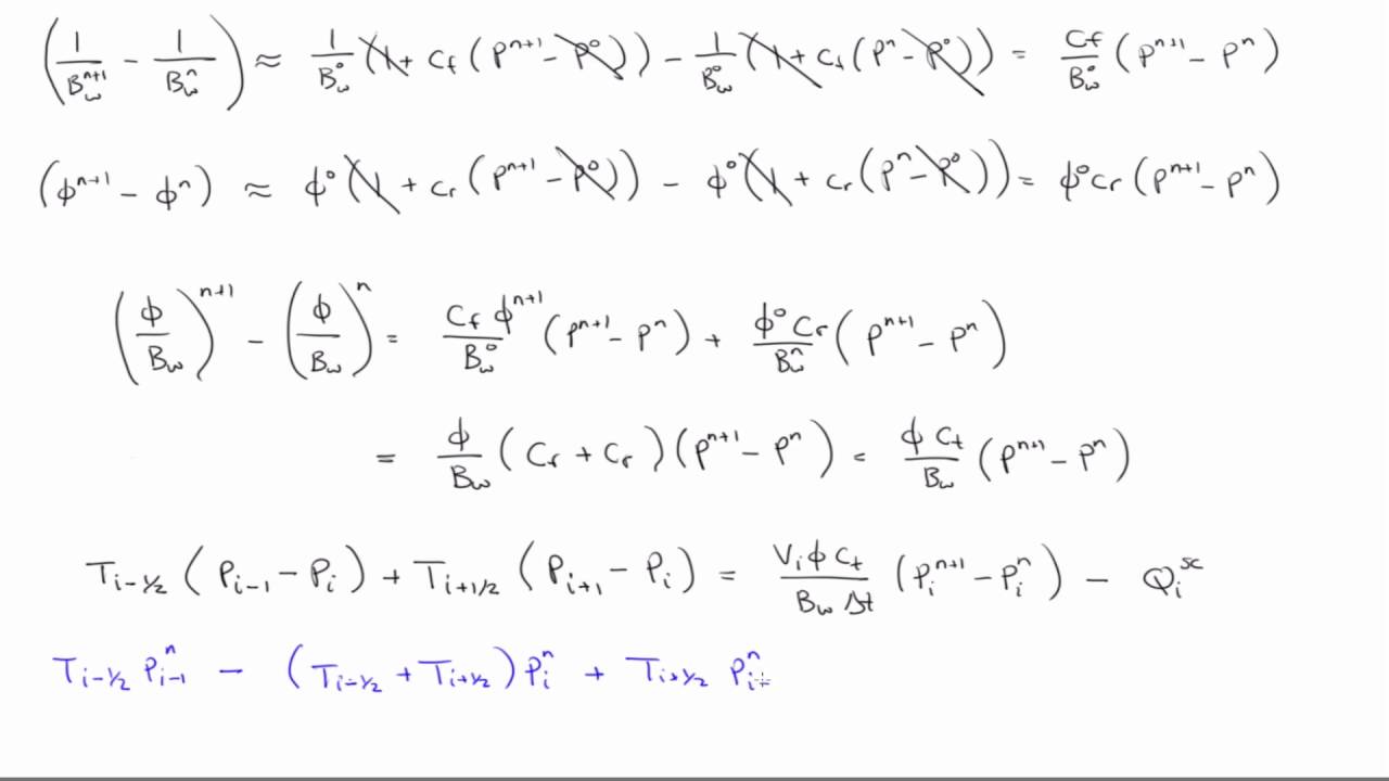 Implicit/Explicit/Mixed equations from Control Volume - YouTube