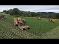 Birds Iview of OXBO harvesters in action #fyp #harvester #foodphotography 