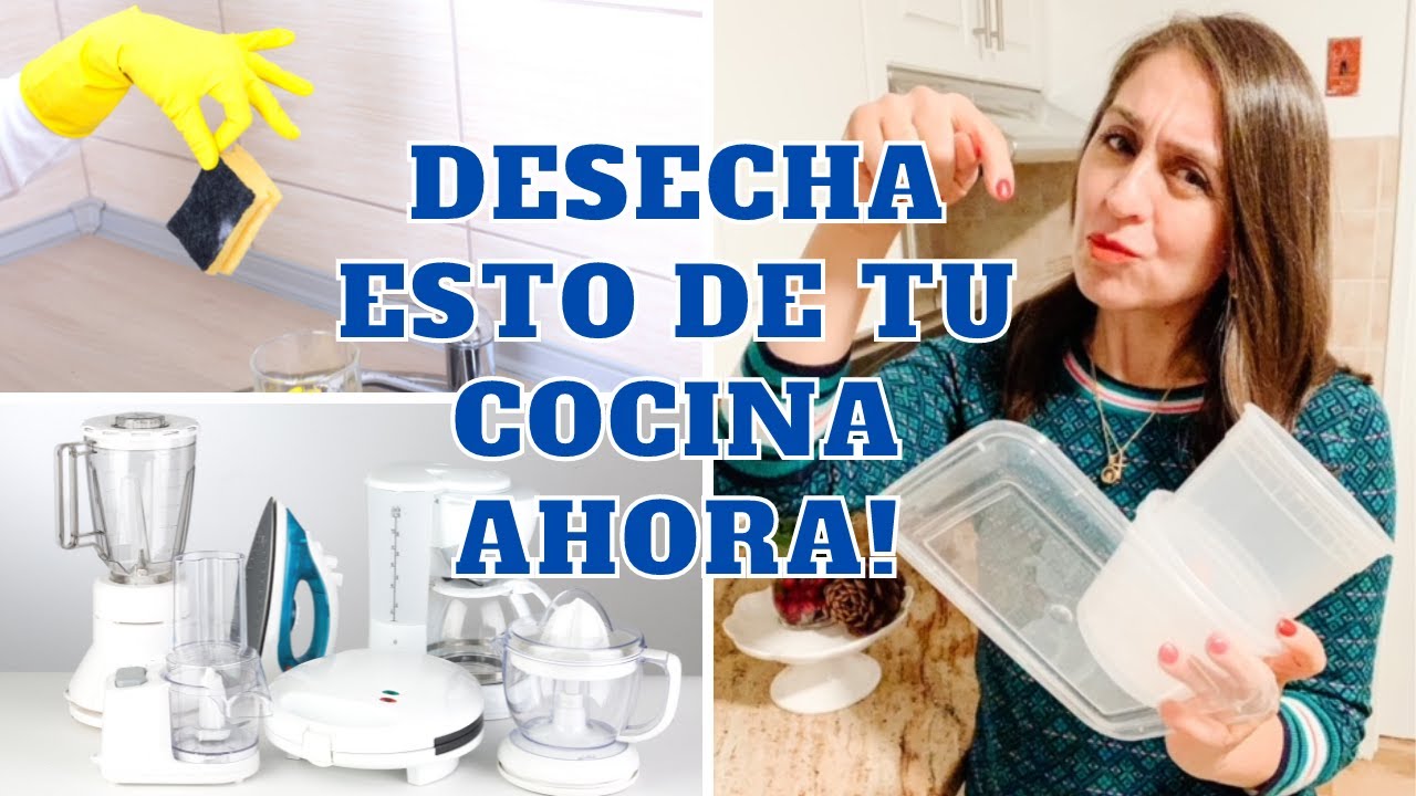 Cocina limpia: qué cosas deberías tirar