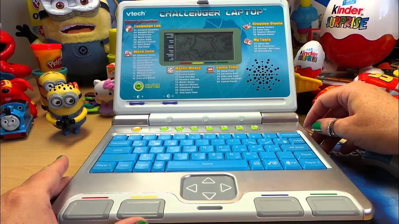 Vtech Challenger Blue Preschool Educational Toy Learning Laptop