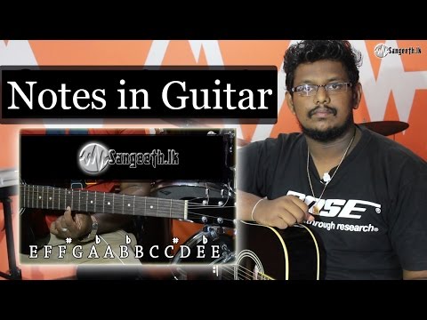 sangeeth.lk---2nd-guitar-lesson,-about-notes