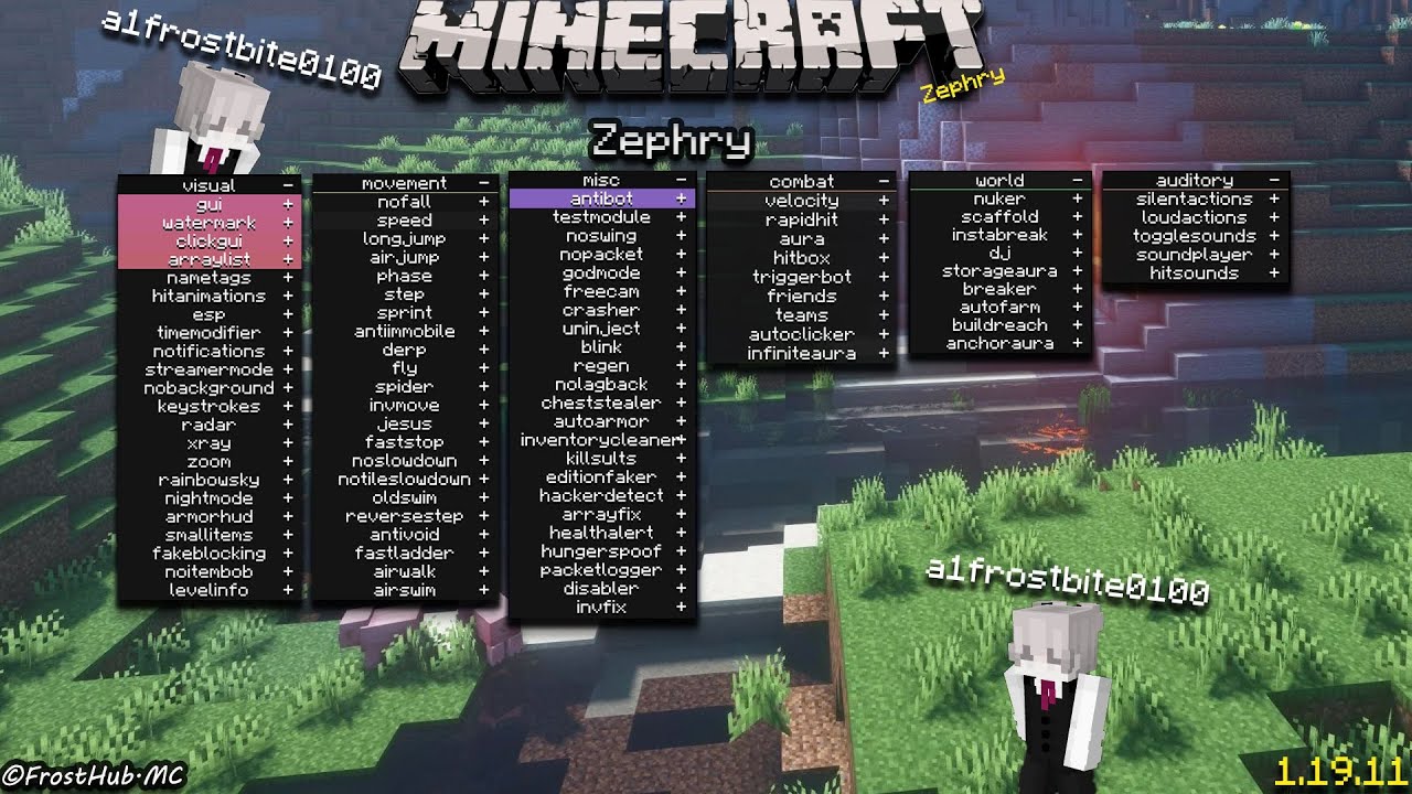 Zephyr Client Minecraft