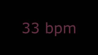 Metrónomo 33 bpm 4/4-Volumen Alto - Para practicar ejercicios de Guitarra Eléctrica-Bajo-Batería.