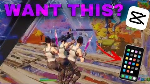 How to make a 3 Person Buildup Effect for your (Fortnite) Montage/Edit for *FREE* on Mobile | CapCut