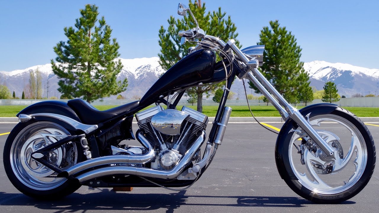 FOR SALE 2005 Big Dog Chopper Custom Softail Motorcycle BLACK S\u0026S 117\u0026quot; $9,997! Harley Davidson 