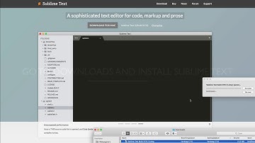 INSTALL SUBLIME TEXT 3 ON A MAC