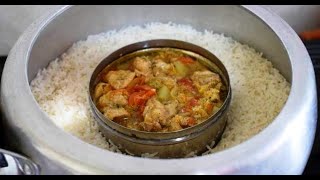 অতি সহজতে হোৱা ভাপত দিয়া মুৰ্গী মাংস | Steamed Chicken in Pressure cooker I Healthy Chicken Recipe