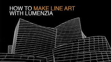 Make black and white line art with this cool trick