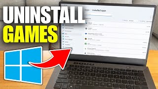 How To Uninstall Games on Laptop & PC (Windows 11)