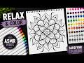 Mandala Art Coloring ASMR ✨ | Satisfying Color Compilation
