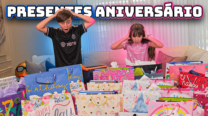 Abrindo os PRESENTES de ANIVERSÁRIO do Marcos e da Laura 🎁 Família Brancoala