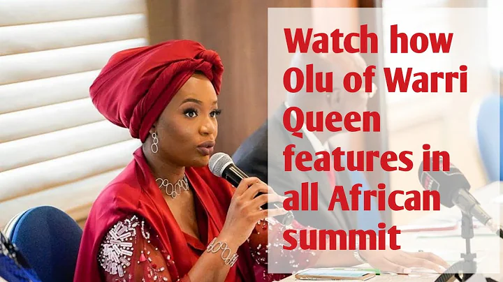 Watch how Olu of Warri Queen features in all African summit