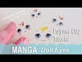 Doll Eyes Manga Style 2 - Polymer Clay Tutorial