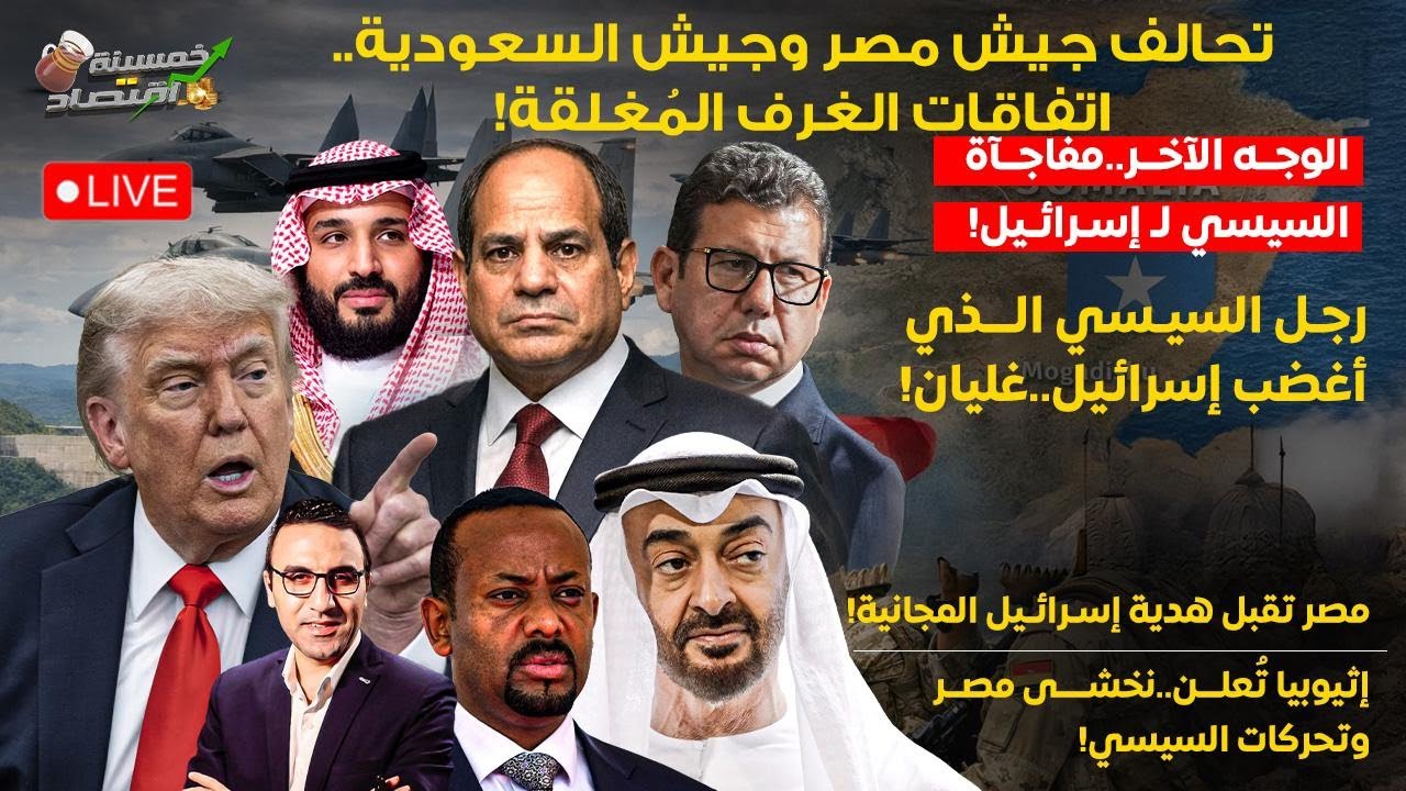 جيش السعودية تحت تصرف مصر وبن سلمان يلعب بالنار.مفاجآة السيسي لـ إسـرائـيل.وإثيوبيا تُعلن نخشى مصر!