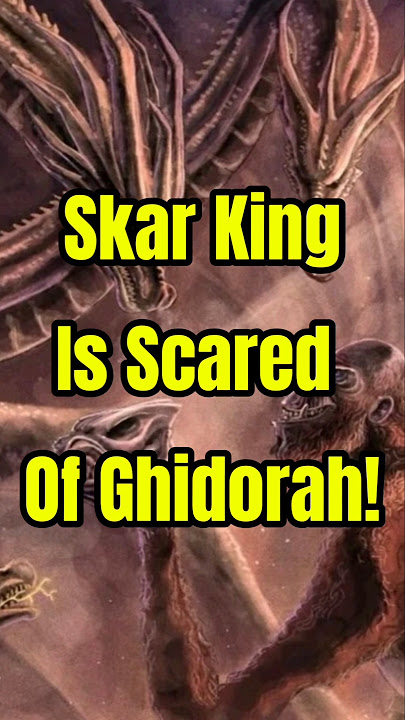 What Does Skar King Think Of Ghidorah #godzilla #kong #monsterverse #kaiju