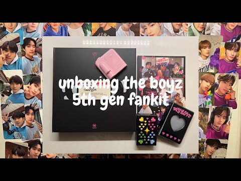 Unboxing The Boyz 5th Gen Fanclub ~~ - YouTube
