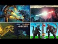 Godzilla VS Kinggidora in Minecraft also macgodzilla epic fight ●Crafting Gamer●