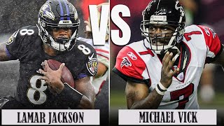 Lamar Jackson vs Michael Vick — Speed, Power, Legacy. Who Wins