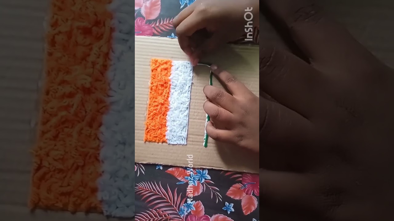 Indian Flag Making/Tricolour Craft/Republic Day 