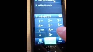 Hidden Service Menu on Sony Ericsson Xperia Phones screenshot 4