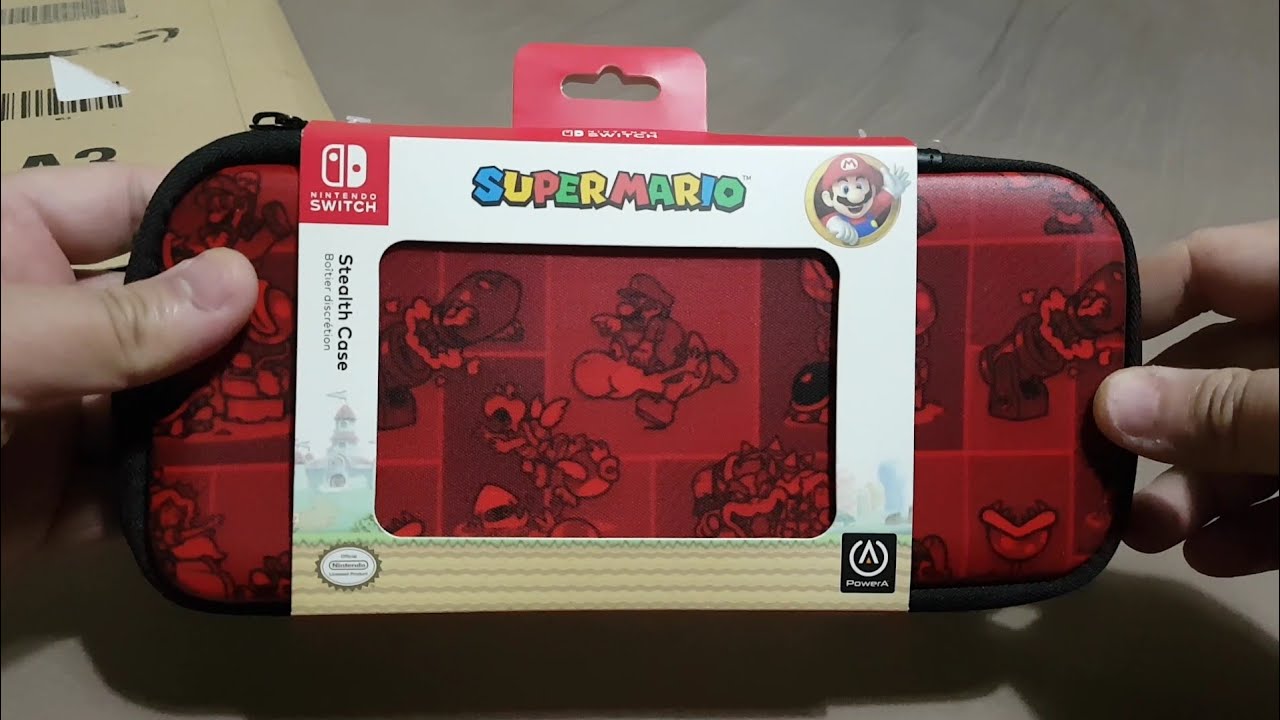 Super Mario Nintendo Switch Case and Ps4/Ps5 Games Unboxing || Black ...