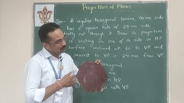 Hexagon with Square Hole (RGPV 2022) EG/ED (BT105) by Prof Amit Vishwakarma SIRT The SAGE Group 