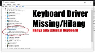 Driver Keyboard Missing (Hilang) di Device Manager - SOLVED screenshot 3