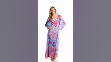 Luli Fama Amancecer Eyes On Me Caftan | SwimOutlet.com