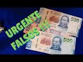 URGENTE ADVERTENCIA BILLETES FALSOS